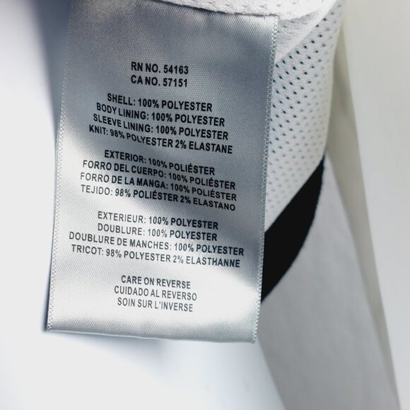 Levi's Men's Black White Colorblock Raglan Sleeve Varsity Jacket Size XL - Picture 13 of 14